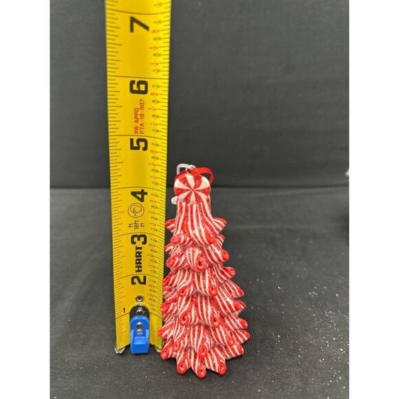 Santa Cocoa Peppermint Tree Ornament Set Christmas Holiday Festive Candyland - Picture 5 of 8